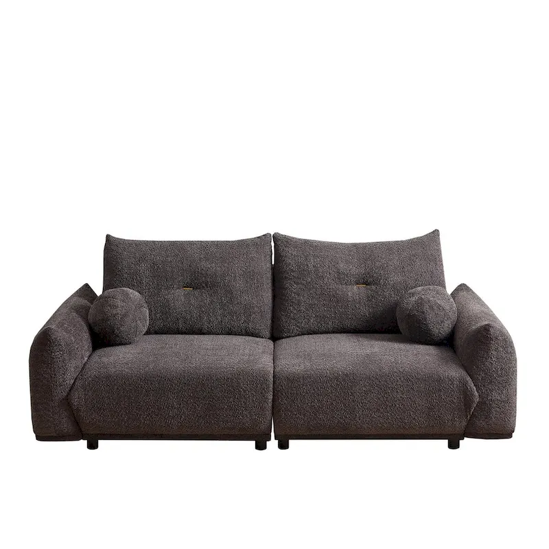 Lamb's wool 2-seater sofa