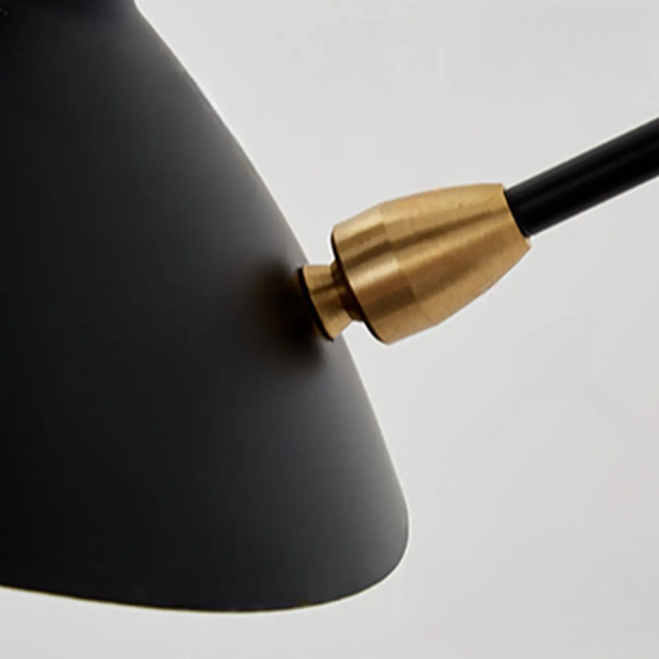 2-Light and 1-Light Metal Black Swing Arm Wall Light