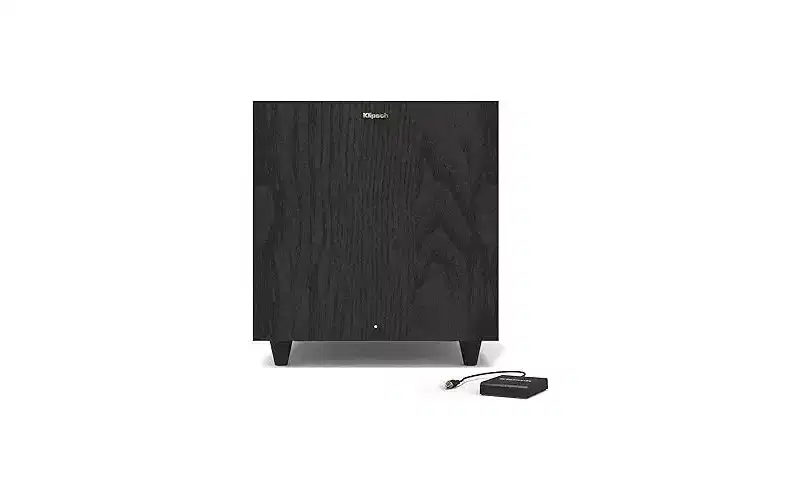 Klipsch R-80SWi 8-inch 150W Wireless Subwoofer with High Performance Driver for Deep Bass Black