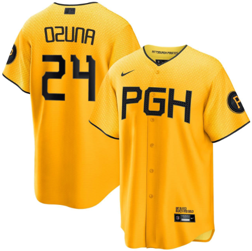Marcell Ozuna Pittsburgh Pirates City Connect Jersey