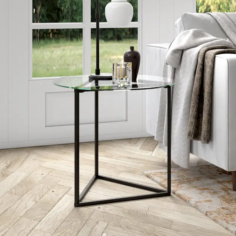 Jenson 24 Wide Round Side Table - 24 Wide