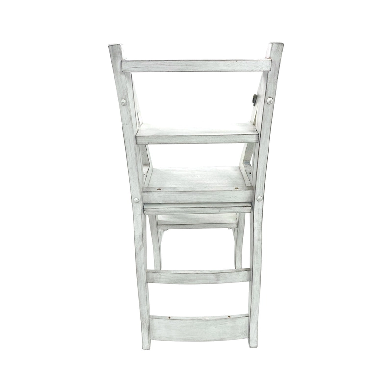 Carolina Living Folding Library Chair - Antique White
