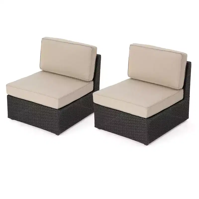 Christopher Knight Home Felicity Outdoor Wicker Loveseat with Cushions