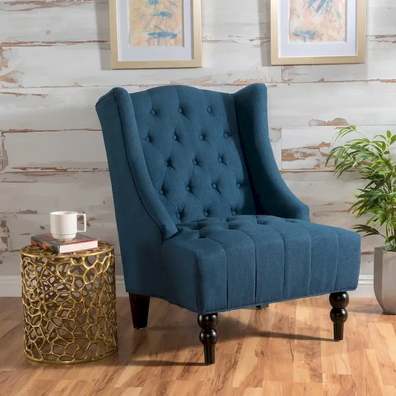 Upholstered Wingback Chair