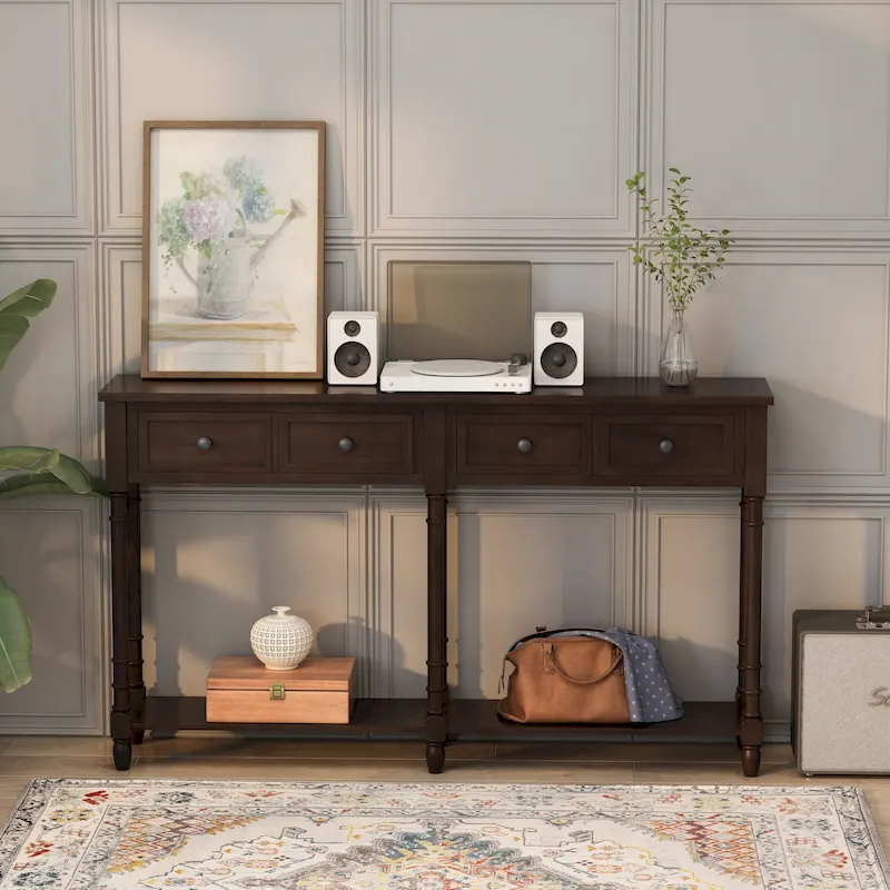 Console Table Sofa Table Easy Assembly