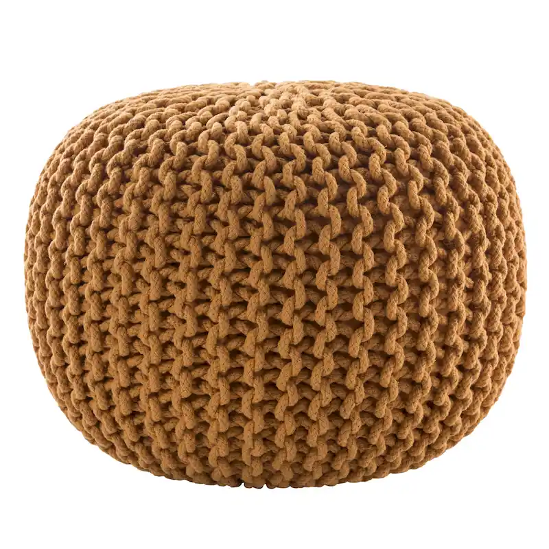 Spectrum Pouf Textured Round Pouf