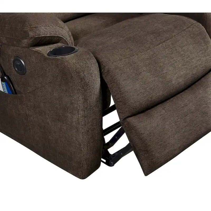 Electric Power Lift Recliner with Massage, Heat, and Convenient Features