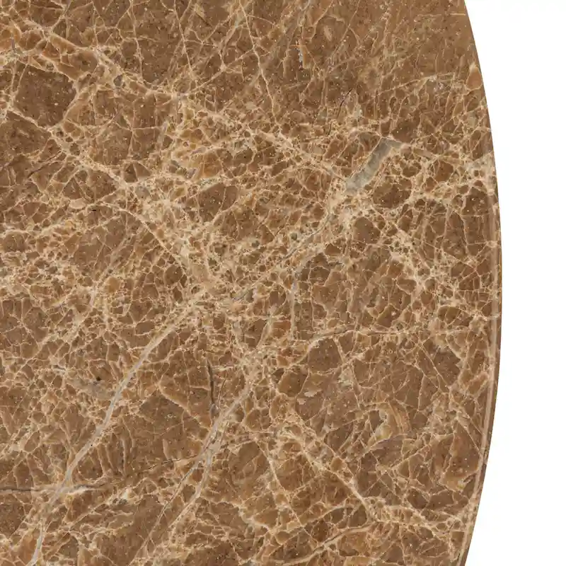 Round Metal Side Table with Claw Feet