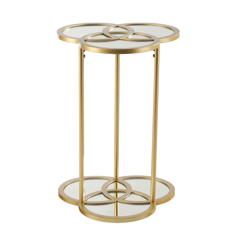 SEI Furniture Shelton Geometric Accent Table