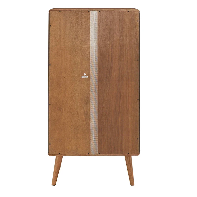 Clark Oak Finish 5-drawer Chest