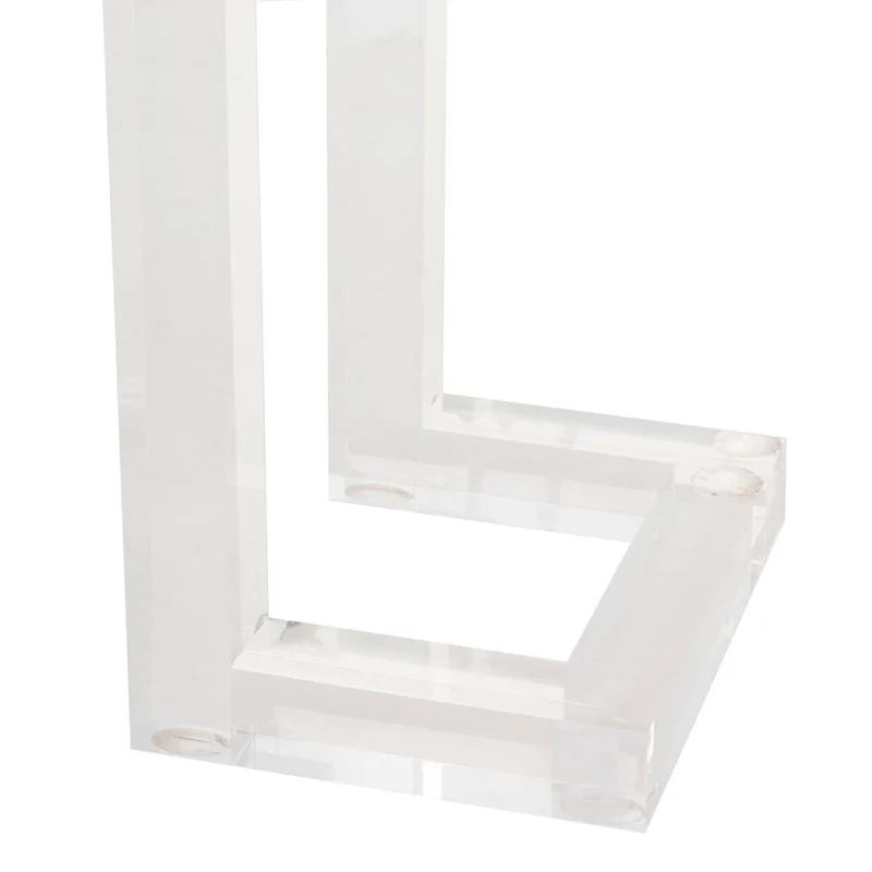 Modern Acrylic Console Table – Clear, 60