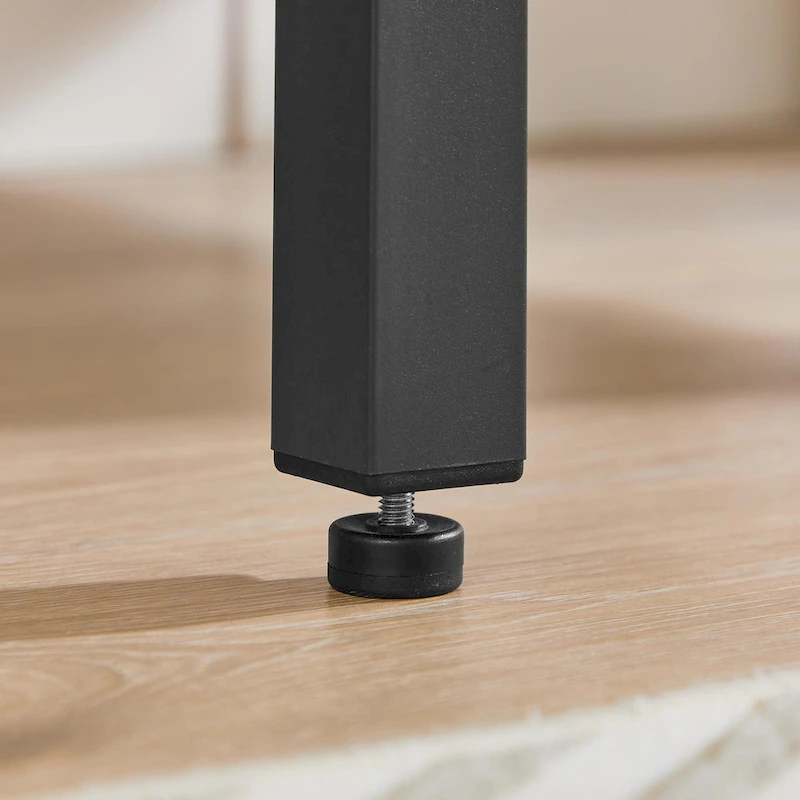 Industrial Folding Dining Table with Steel Frame