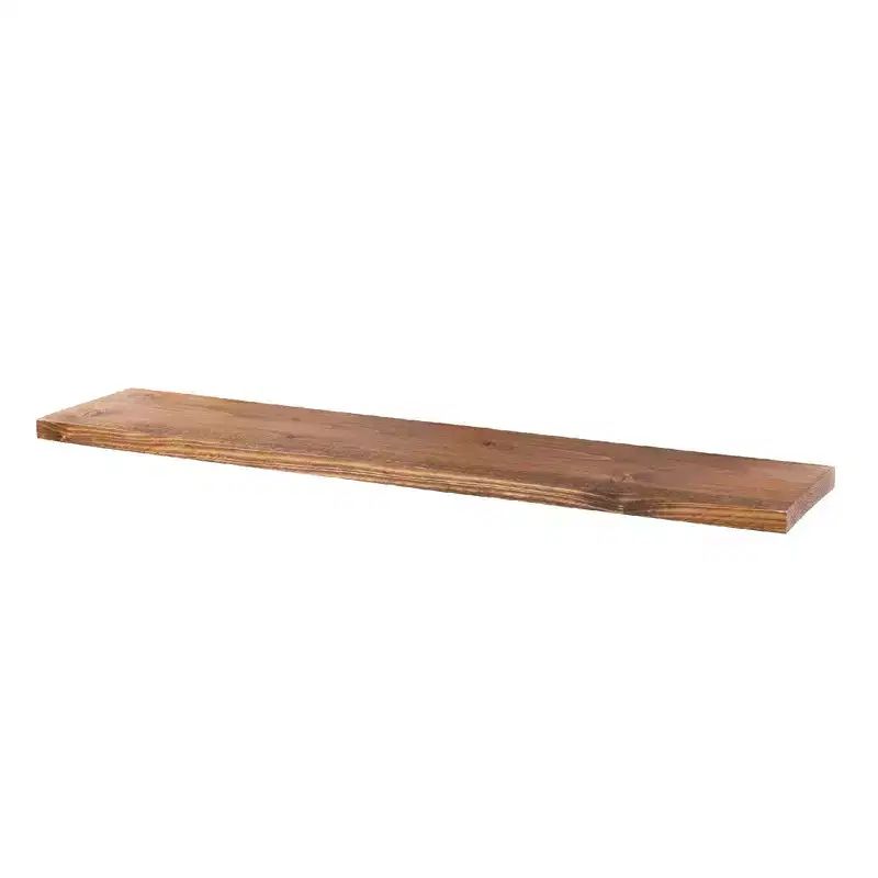 RESTORE Autumn Brown 36 in. Wood Shelf (Wood Only) by Pipe Decor