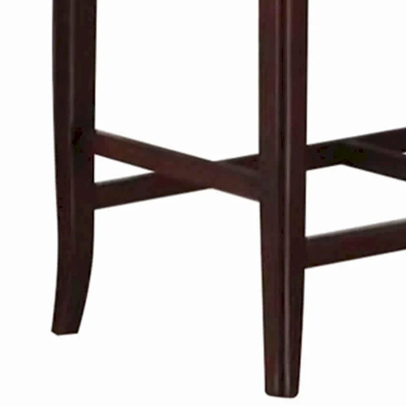 Faux Leather Dining Chairs Set of 4 | Padded Seat, Metal Legs, Modern Kitchen Chairs
