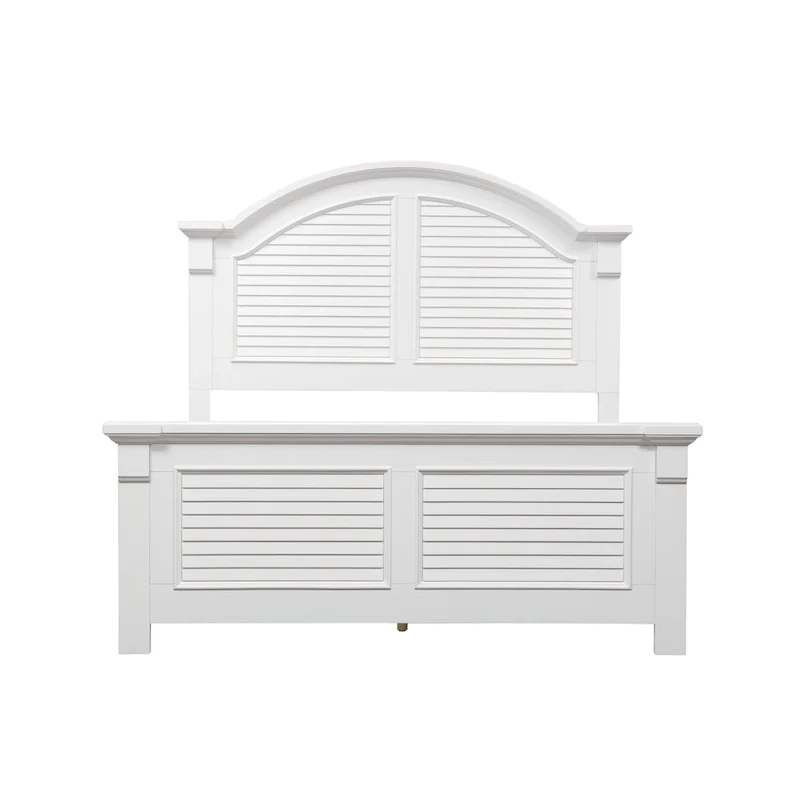 Summer House I Oyster White Panel Bed