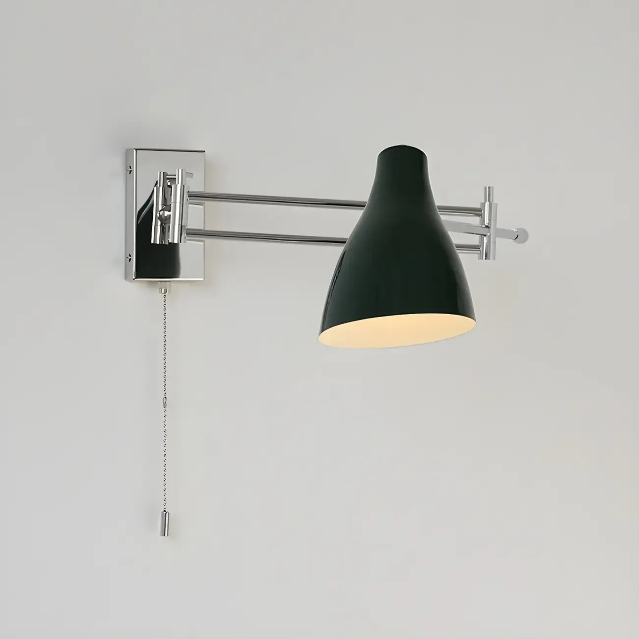Modern Metal Clean-lined Swing Arm Wall Light