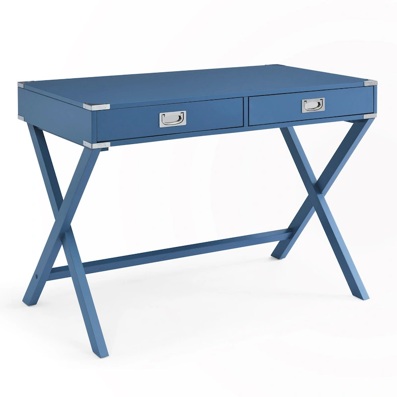 Solid Wood Computer Desk with Drawers