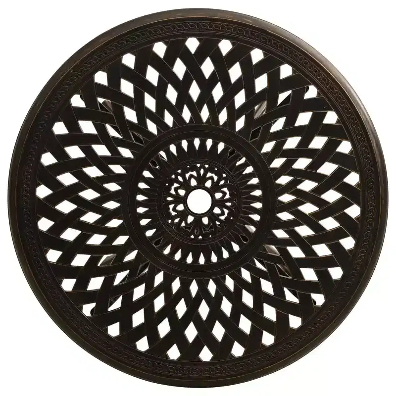 vidaXL Bistro Set Cast Aluminum