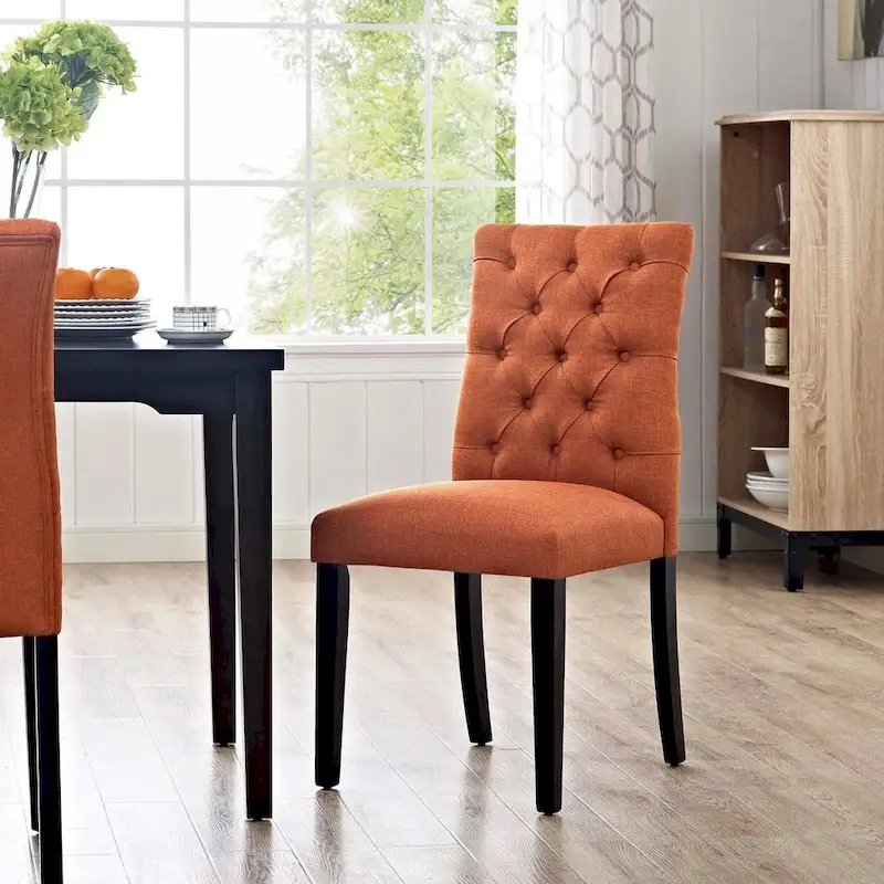 Copper Grove Quince Tufted Fabric Dining Chair