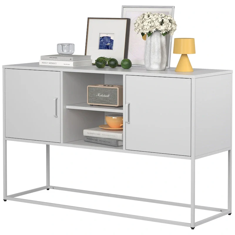 Metal Sideboard Cabinet with Adjustable feet