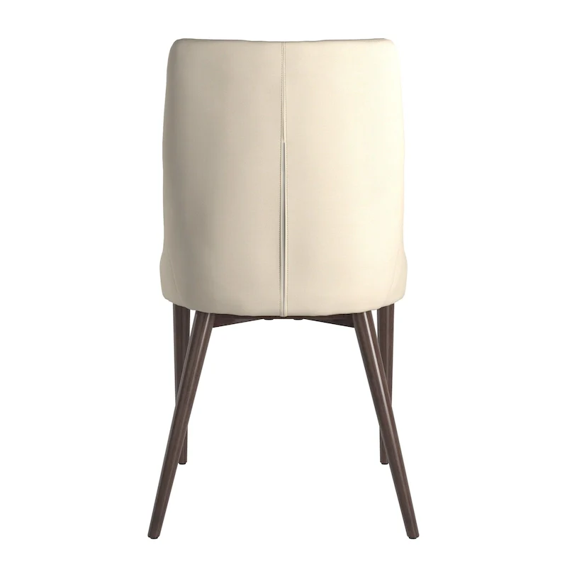 Mid-Century Barrel-Back Linen Dining Chairs with Tapered Legs – Dark Grey / Grey / White