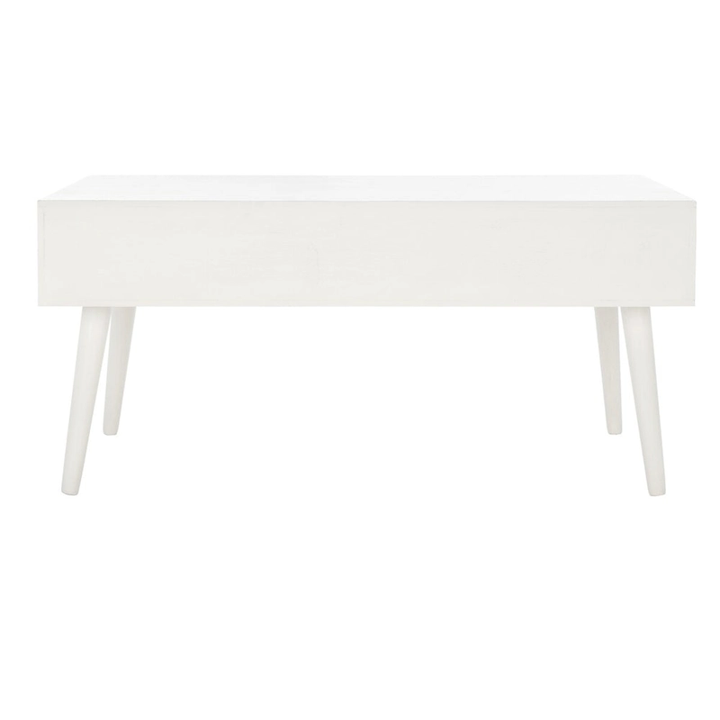 SAFAVIEH Sister Mid-Century 2-Drawer Coffee Table - 37.8 W x 19 L x 17.8 H - 38Wx19Dx18H