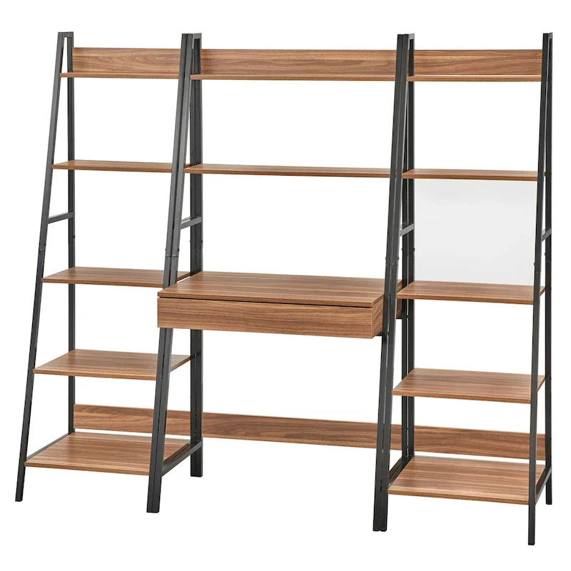 Simple Living Denton Ladder Desk and Bookshelf 3-Piece Set