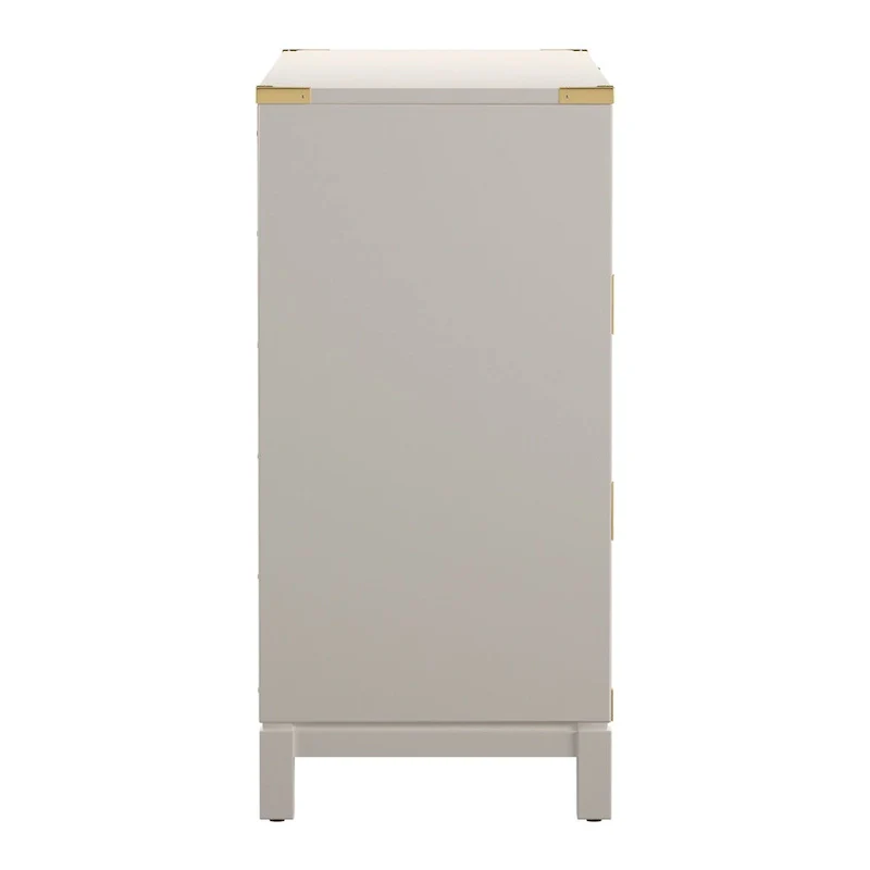 Kedric 6-Drawer Gold Accent Dresser by iNSPIRE Q Bold