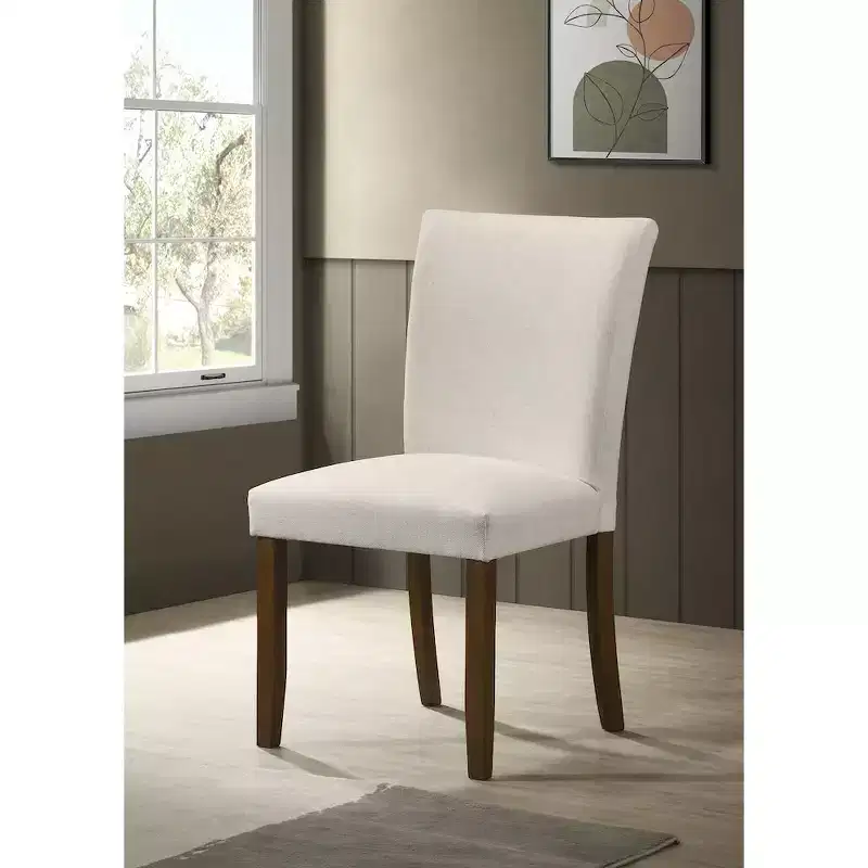 Coaster,Cantley Upholstered Dining Side Chair Beige (Set of 2)
