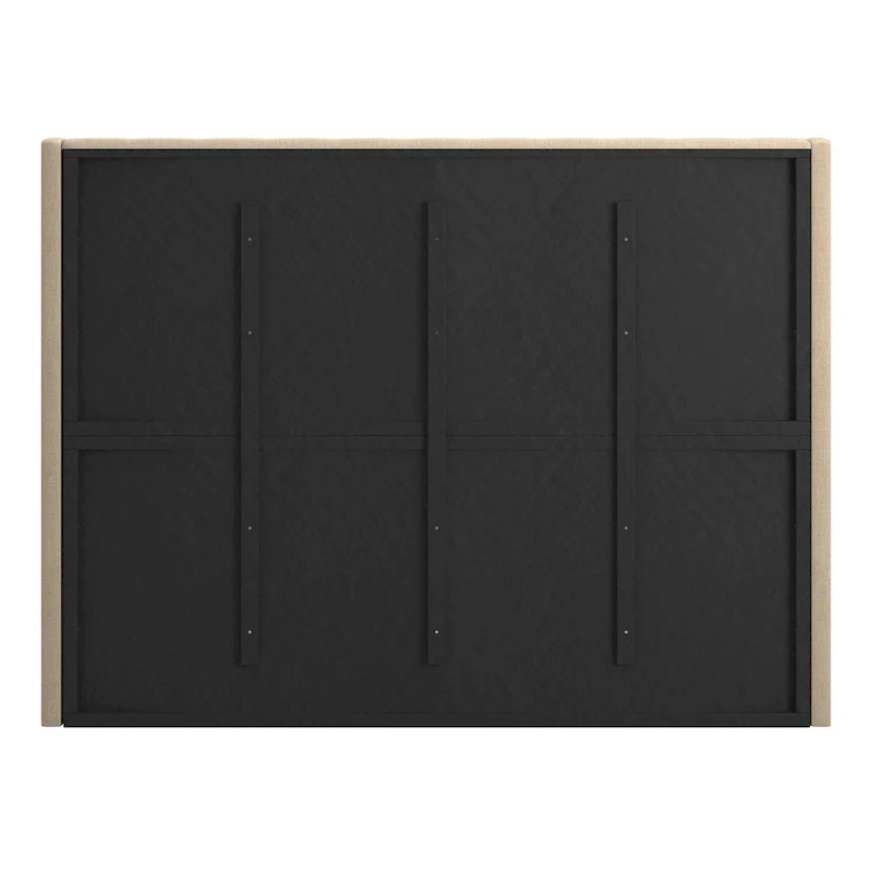Button-Tufted Wingback Upholstered Headboard – Elegant Bedroom Accent