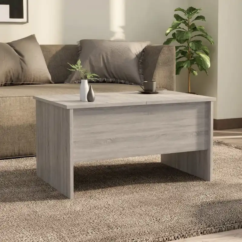vidaXL Coffee Table Lift Top End Table Accent Side Sofa Table Engineered Wood - 31.5 x 19.7 x 16.7