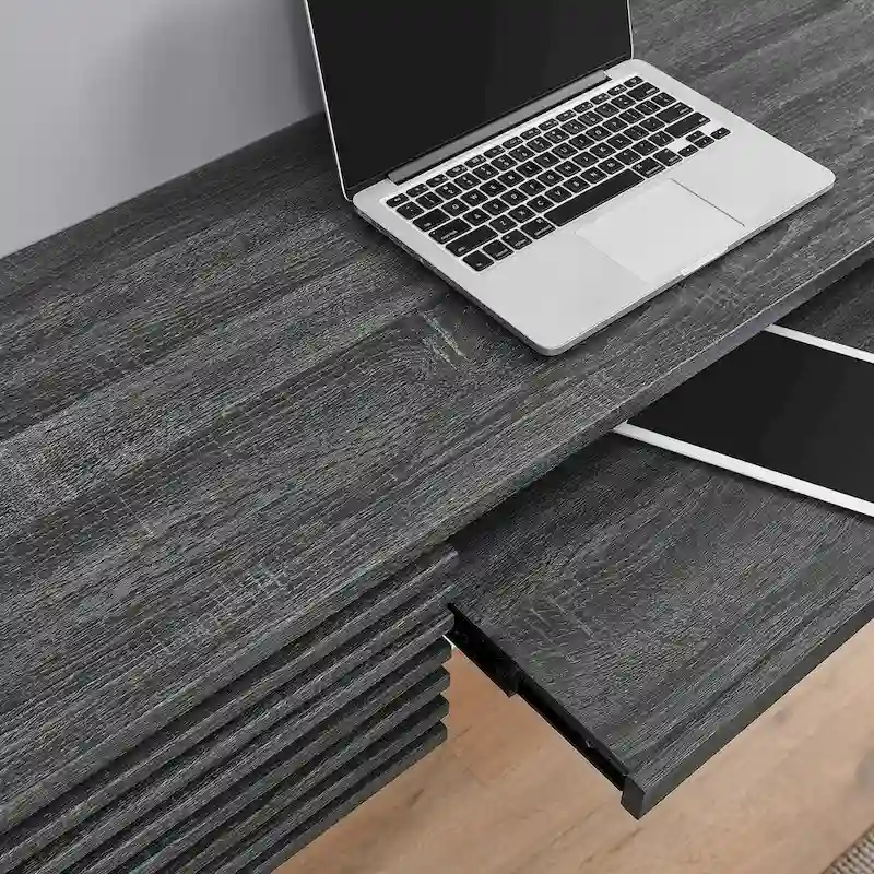Render Wall Mount Wood Office Desk