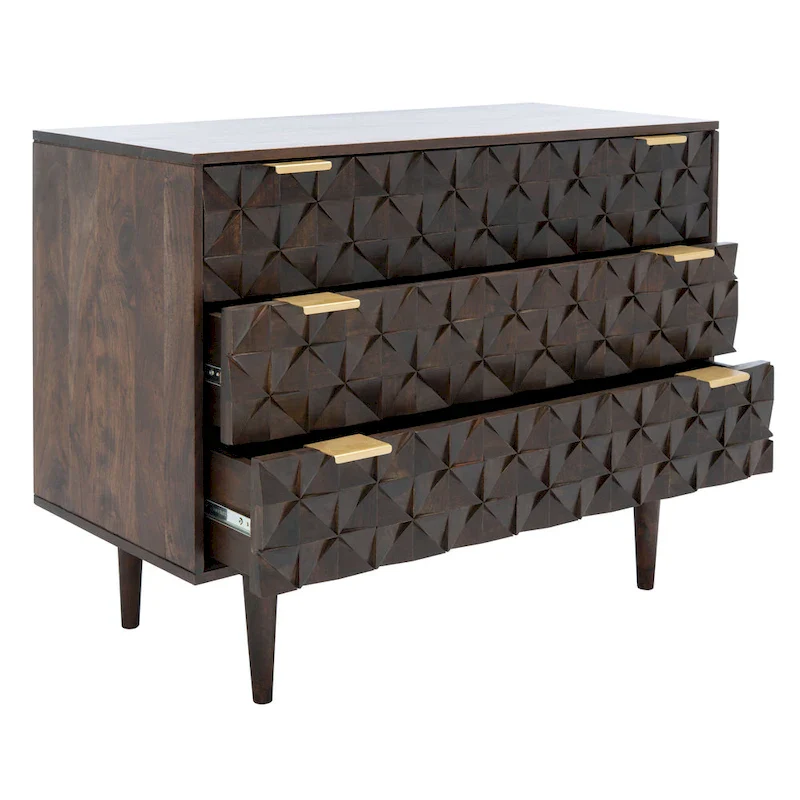 SAFAVIEH Couture Szonja 3-Drawer Chest Dresser