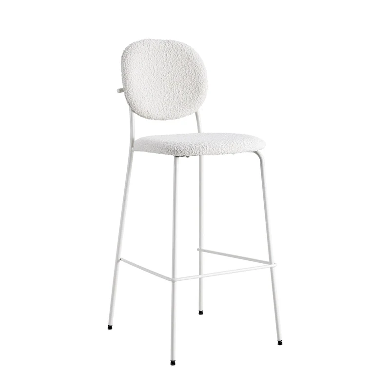 Carley Boucle Bar Height Stools (Set of 2)