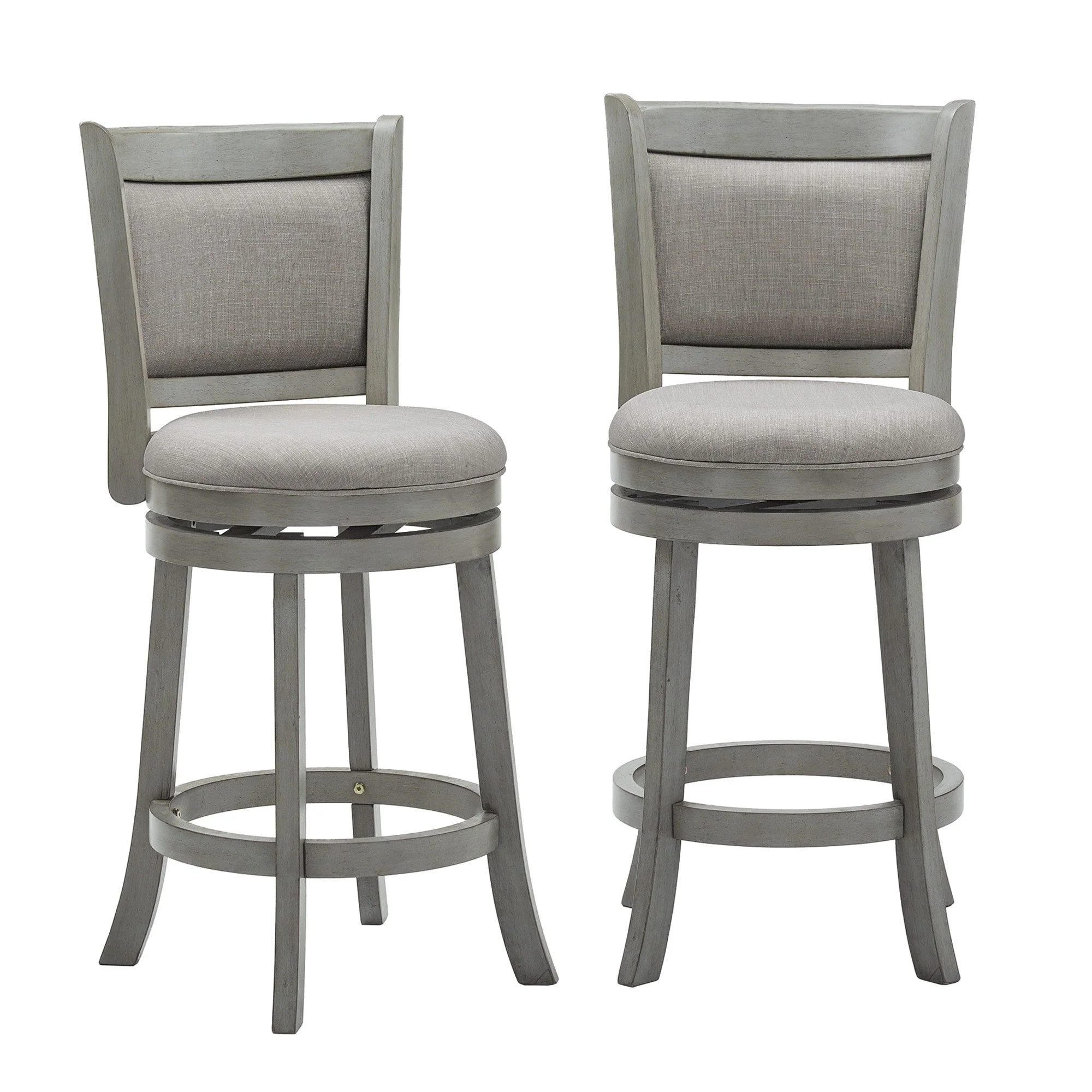 Rovinj Upholstered Back Swivel Stool