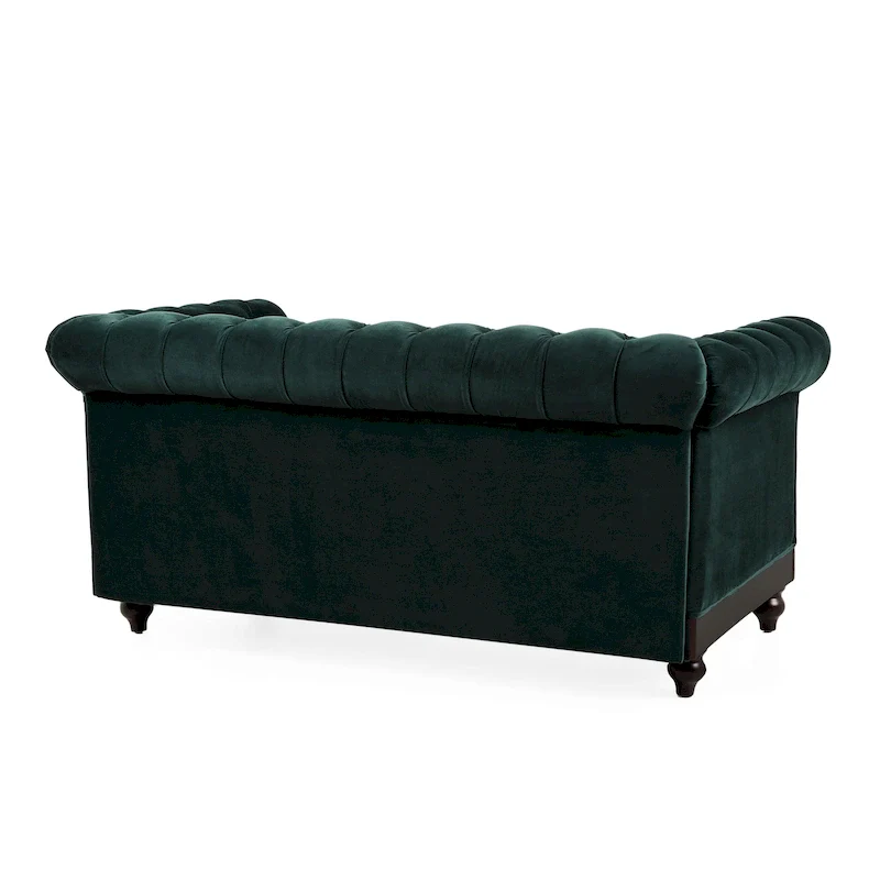 Chesterfield Velvet Loveseat Sofa