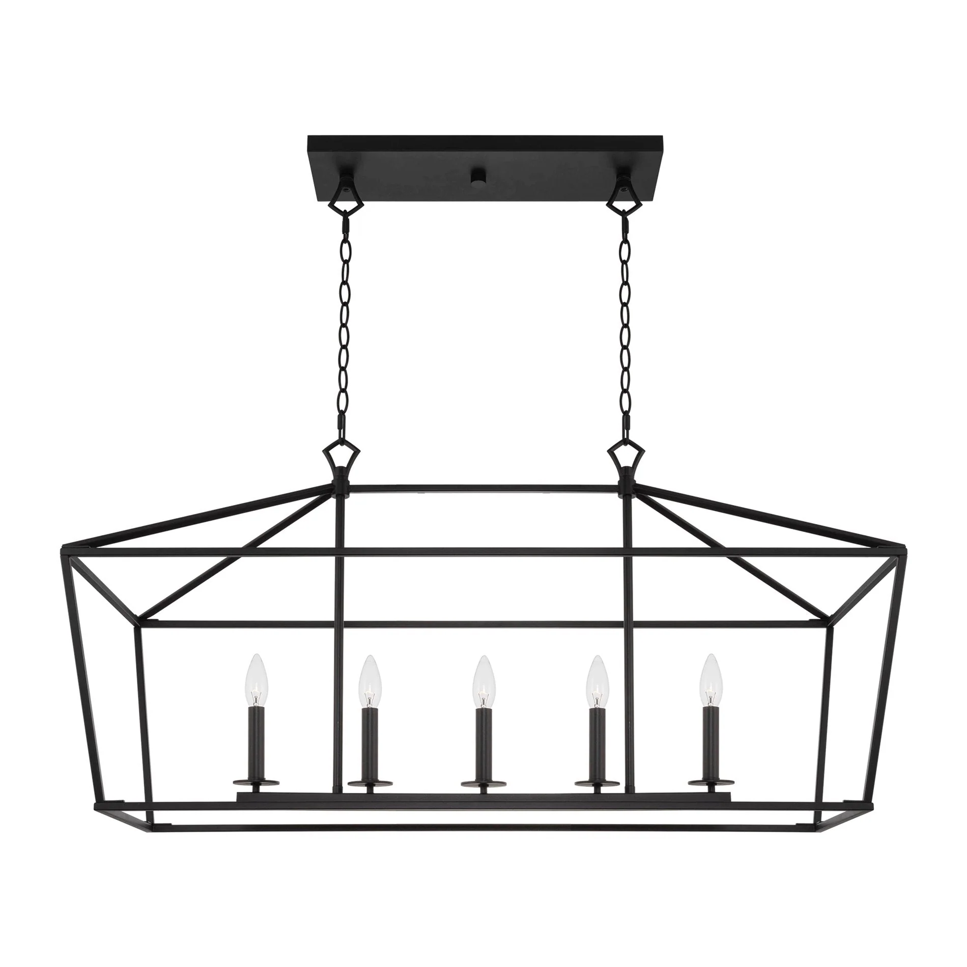 Burke 40 5-Light Large Modern Lantern Island Light