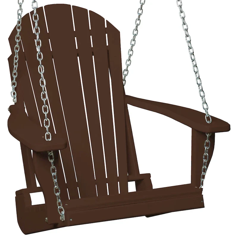 Poly Lumber Adirondack Swing Chair with Chains