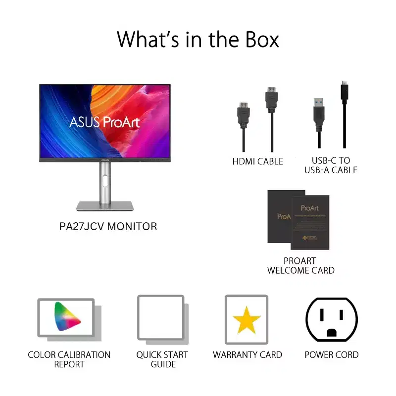 Asus ProArt PA27JCV 27 Class 5K LED Monitor 16:9 Black