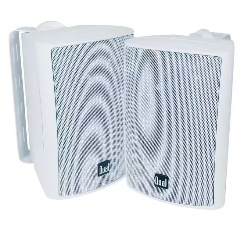 Dual LU47PW 4 inch 3-Way Indoor/Outdoor Speakers - White