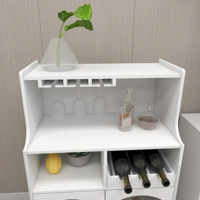 Bar Cabinet with Removable Wine Rack