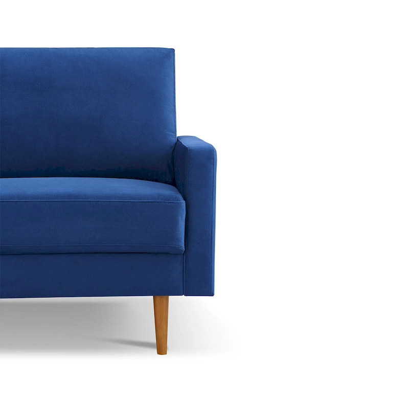 OS Home and Office Furniture 69 Inch Wide Upholstered Sofa with Square Arms