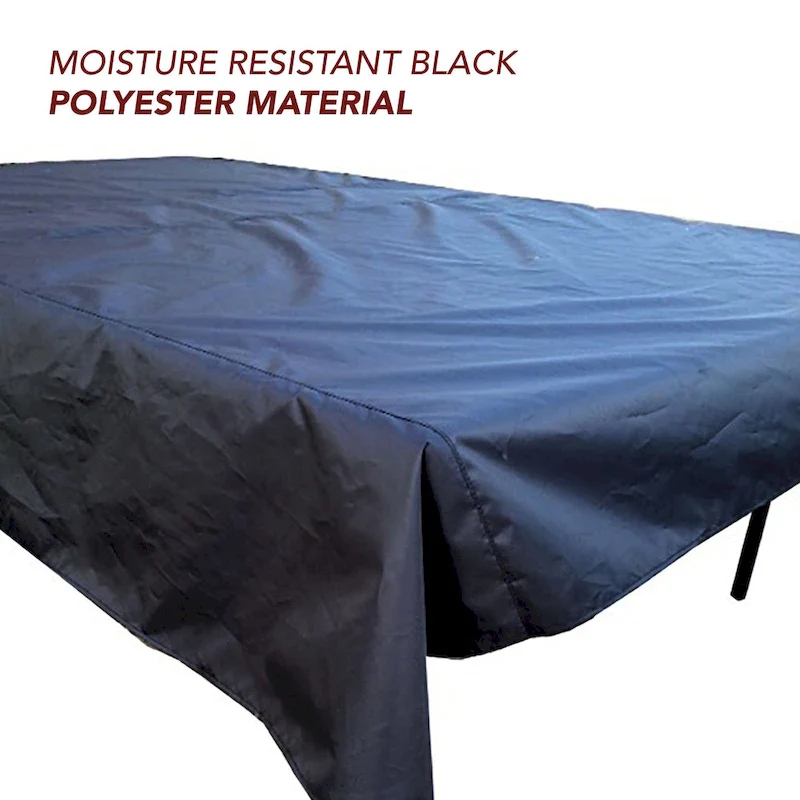 Hathaway Black Polyester Table Tennis Cover