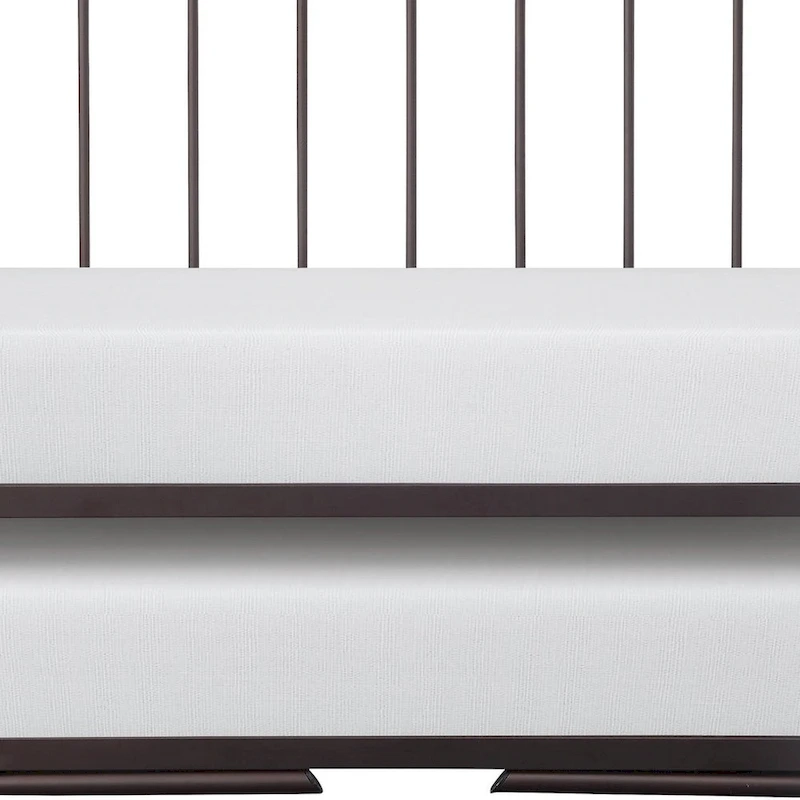 Ziva Daybed with Lift Up Trundle, Dark Bronze Metal Frame, Folding Legs