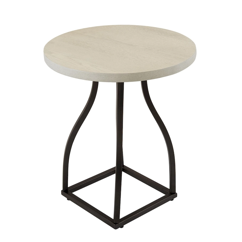 HomePop Lindsay Metal Base Accent Table