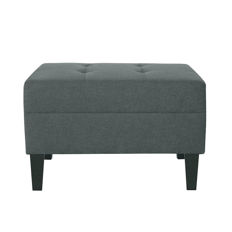 Tufted Fabric Ottoman