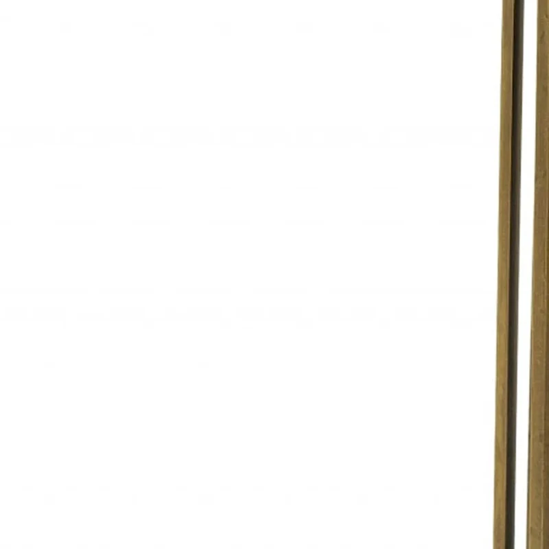 HomeRoots 23 Gold And Black Marble And Iron Round End Table - 23