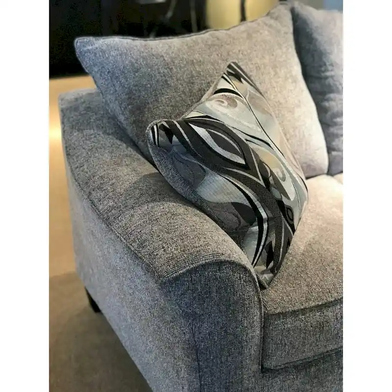 Roundhill Furniture Camero Fabric Pillowback Loveseat