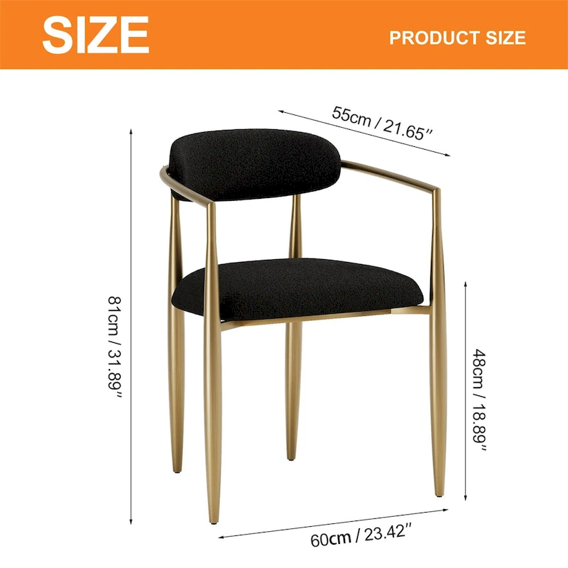 7 - Piece Extendable Sintered Stone Dining Table Dining Set With 6 Fabric Chairs