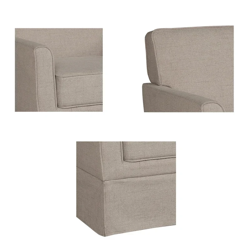 510 Design Paula Slipcover Accent Armchair - 30W x 30.5D x 33H